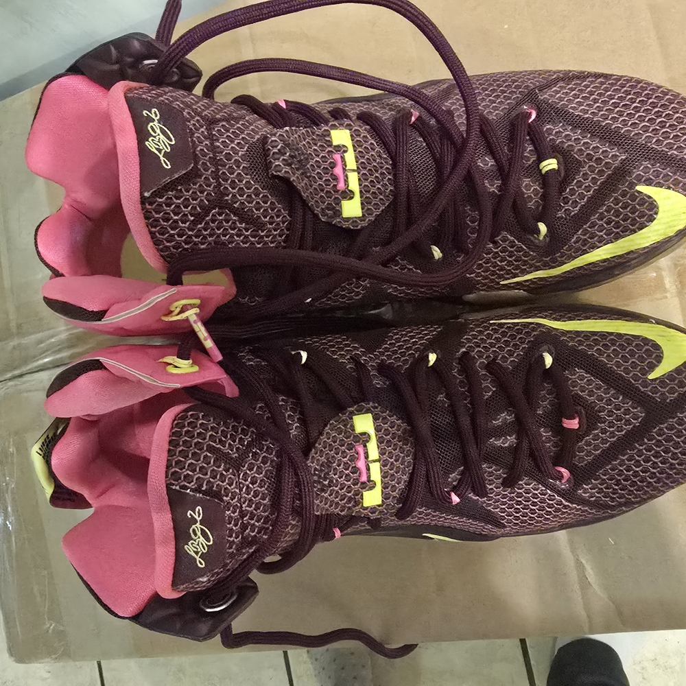 LeBron James Signature Sneakers - Brown and Pink